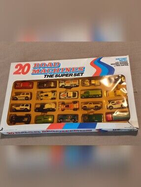 NEW & Vintage 1983 Machine The Super Set - 20pk Toy Car Collection